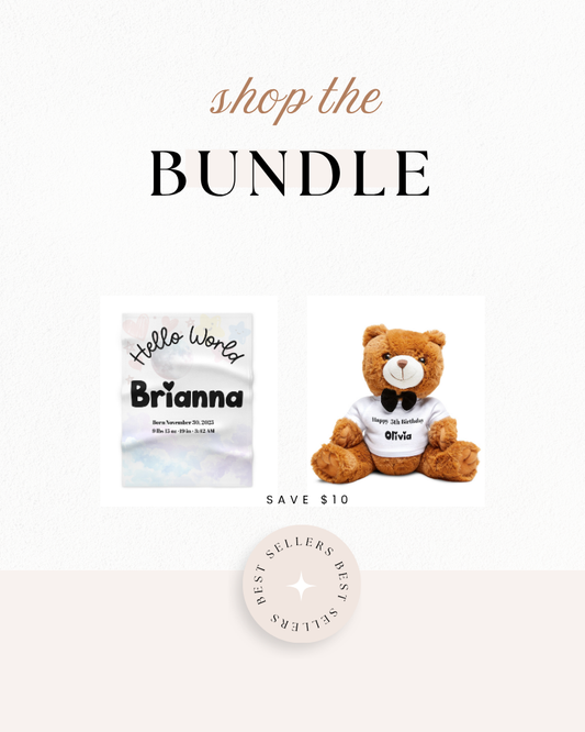 The Personalized Baby Gift Bundle Everyone Will Remember 🧸✨