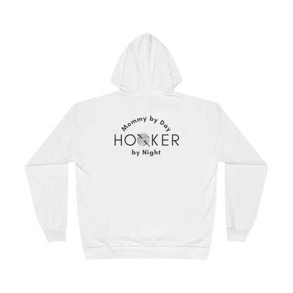 Mommy by Day Hooker by Night Humor Hoodie – Funny Crochet Knitting Yarn Lover Gift