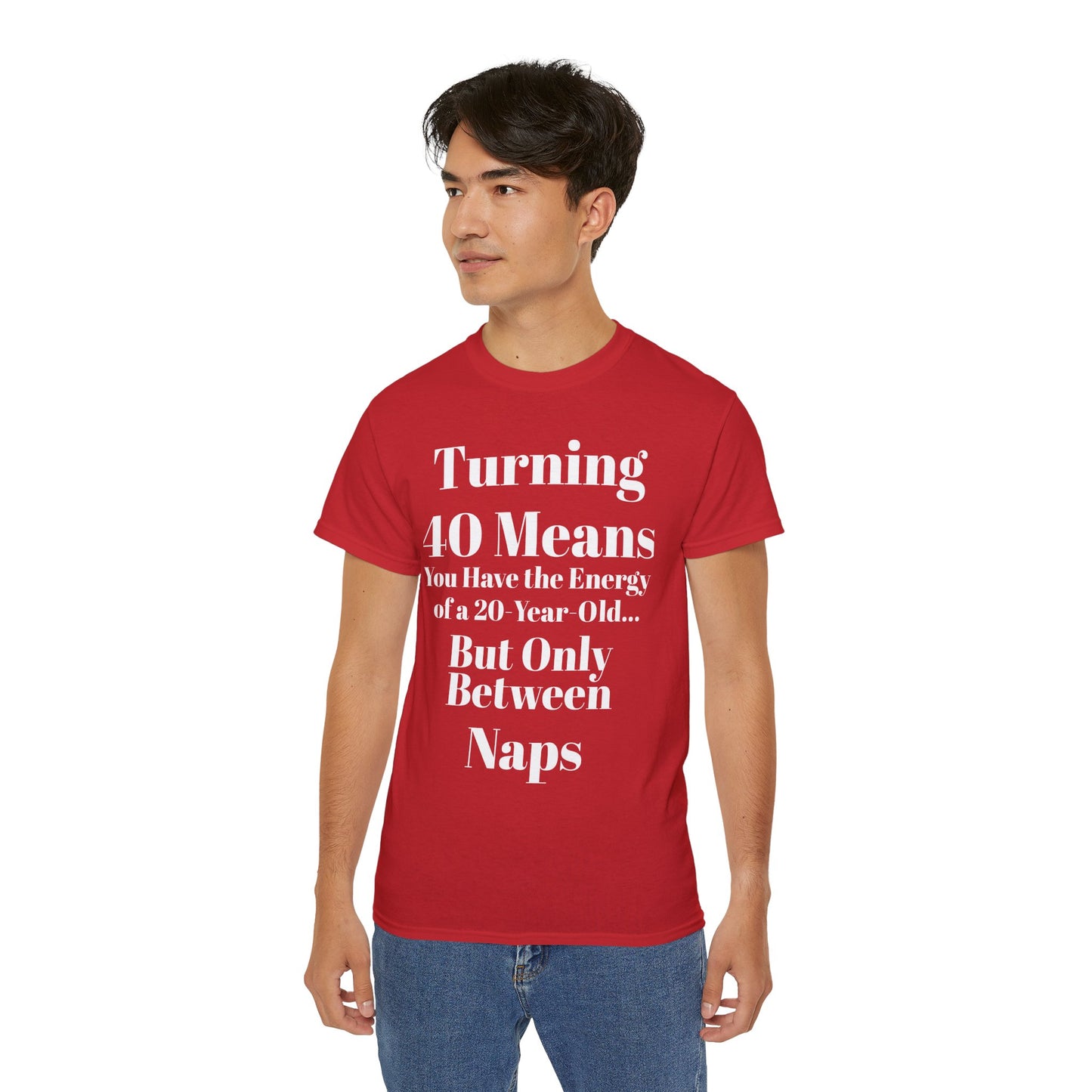 Turning 40 Means Naps Funny Shirt – 40th Birthday Humor Tee for Women | Turning 40 Gift Idea