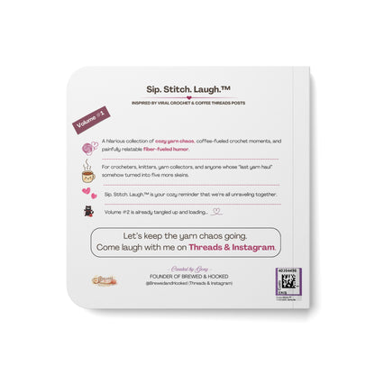Board Book — Funny Yarn & Coffee Quotes for Crocheters ("Husband is out of town. Going yarn shopping.")
