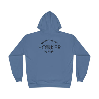 Mommy by Day Hooker by Night Humor Hoodie – Funny Crochet Knitting Yarn Lover Gift
