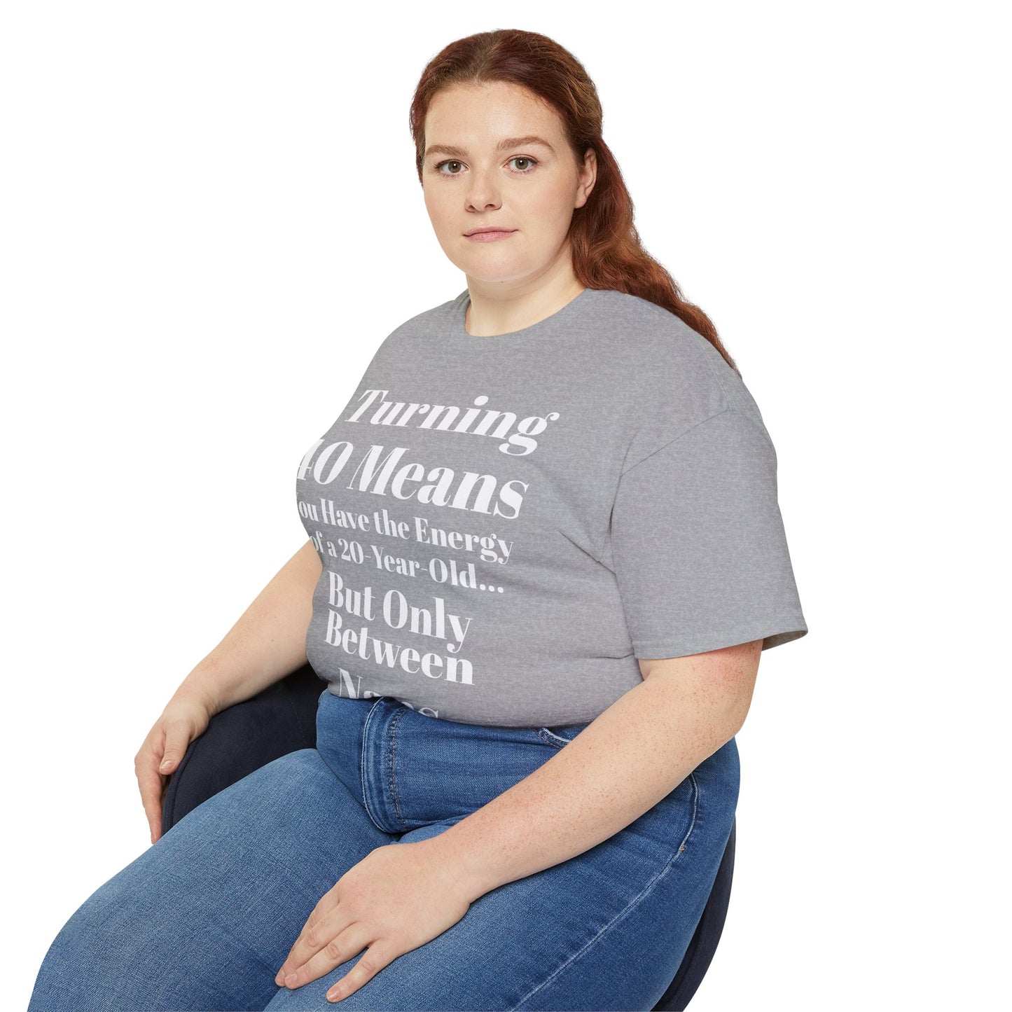 Turning 40 Means Naps Funny Shirt – 40th Birthday Humor Tee for Women | Turning 40 Gift Idea