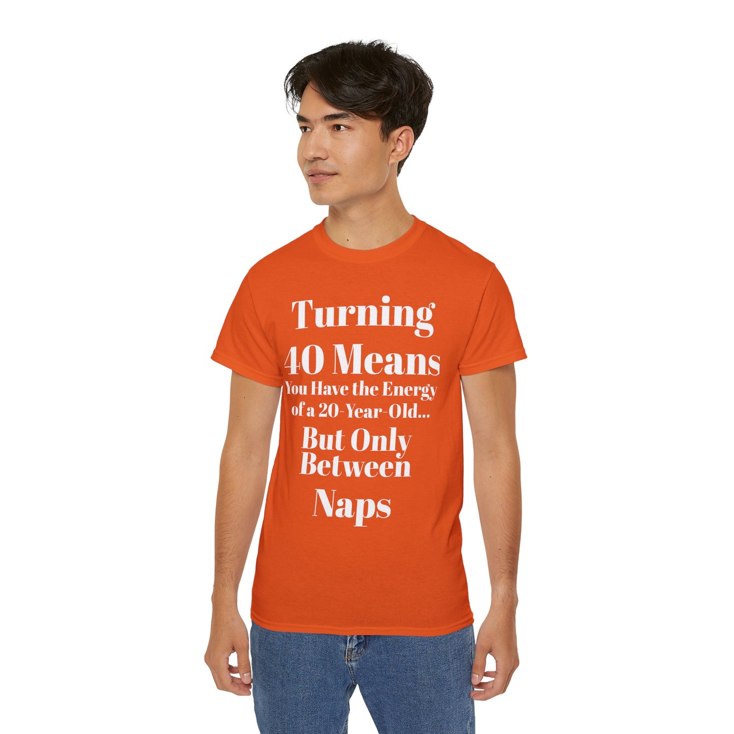 Turning 40 Means Naps Funny Shirt – 40th Birthday Humor Tee for Women | Turning 40 Gift Idea