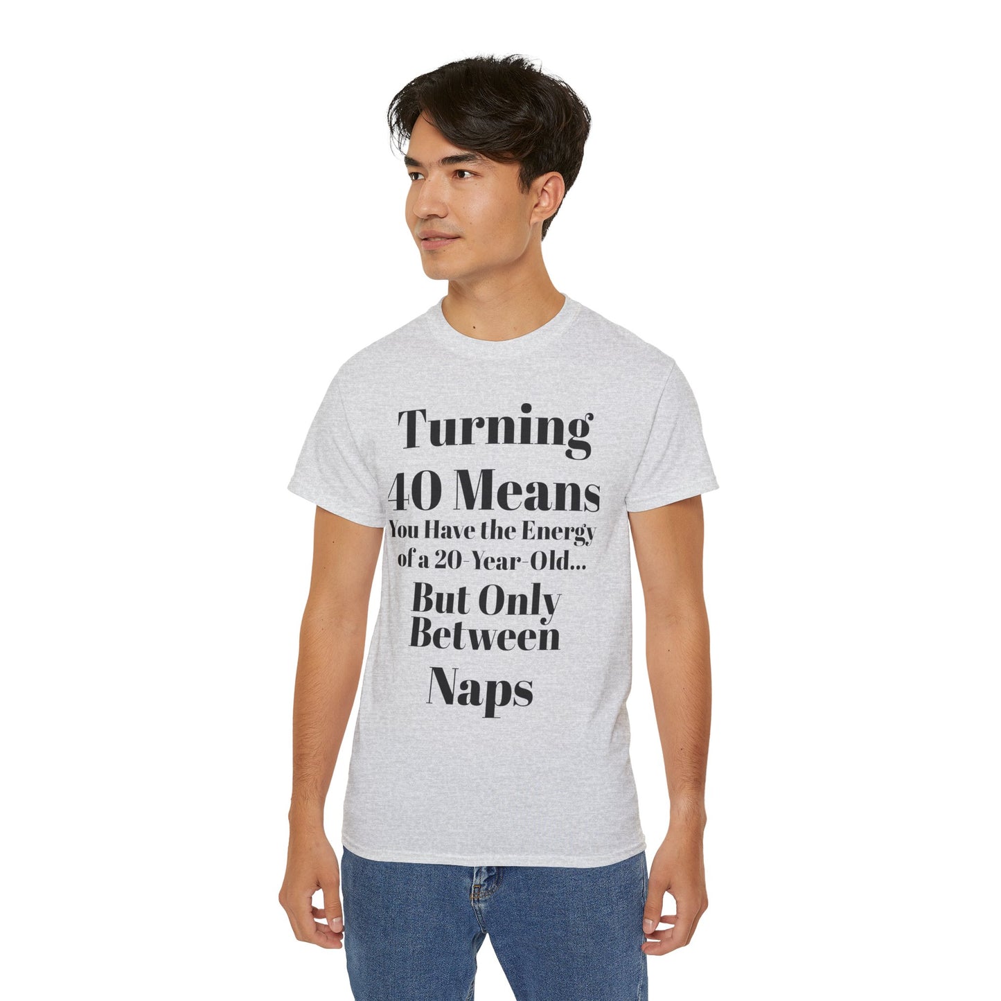 Turning 40 Means Naps Funny Shirt – 40th Birthday Humor Tee for Women | Turning 40 Gift Idea
