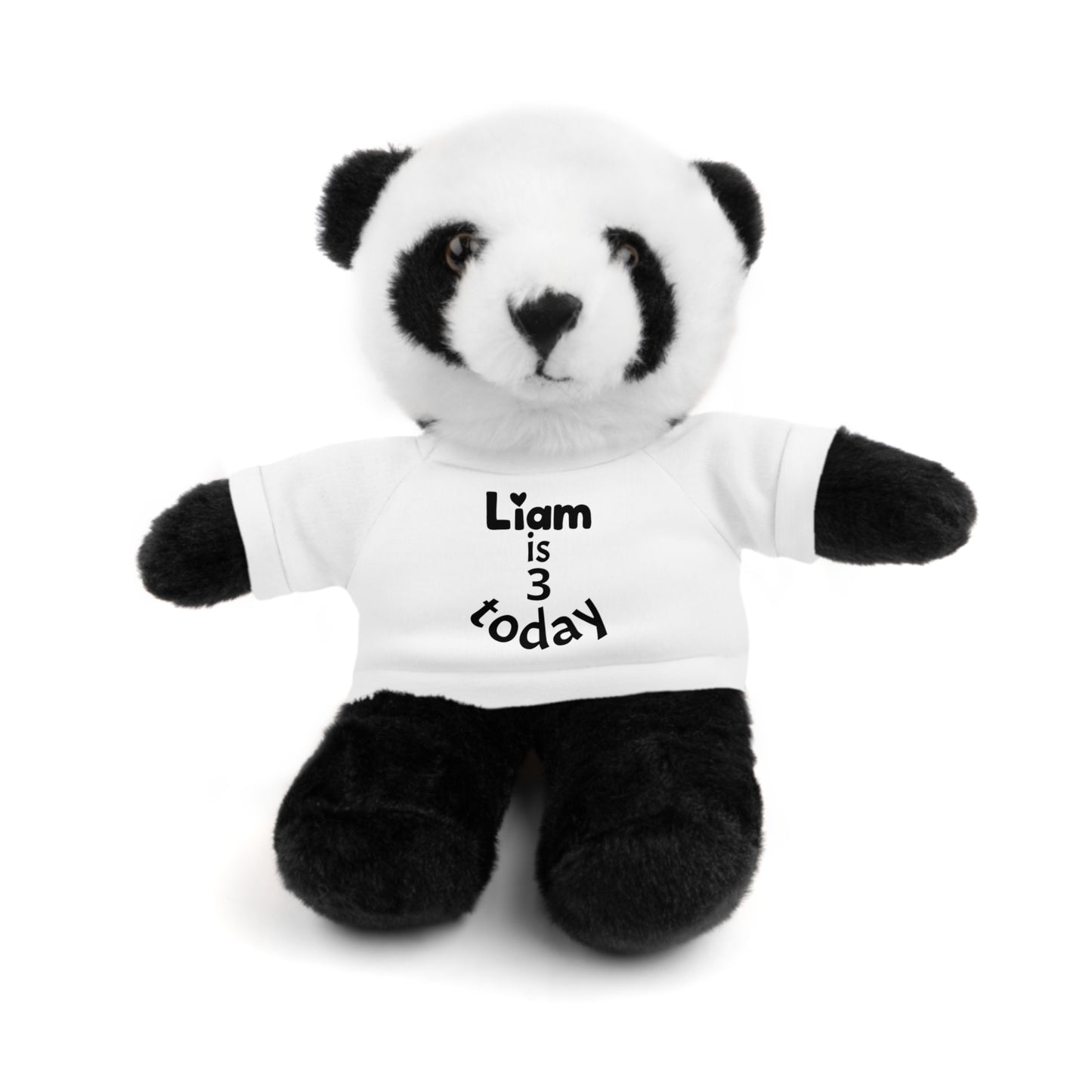 Personalized Birthday Plush Animal – Custom Name & Age Teddy, Bunny, Lion, Panda Gift for Kids