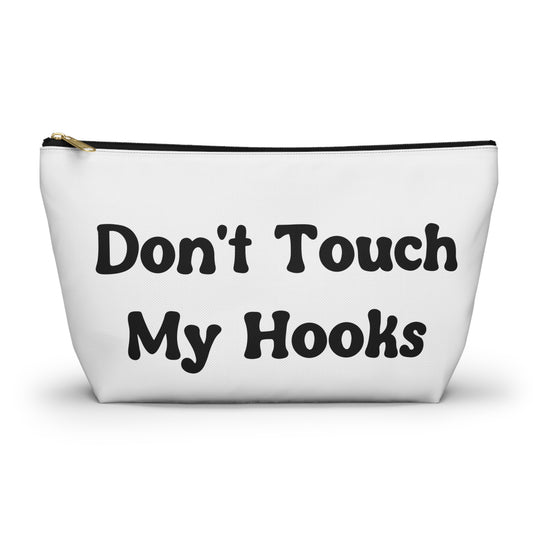 Crochet Hook Accessory Pouch — T-Bottom Organizer | Crochet Tool Bag, Hook Storage Case, Yarn Lover Gift
