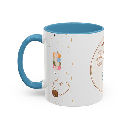 Powered by Coffee & Yarn Mug – Crochet Lover Coffee Cup | Knitting & Yarn Gift for Crocheters | Cozy Crafter Mug 11oz 15oz