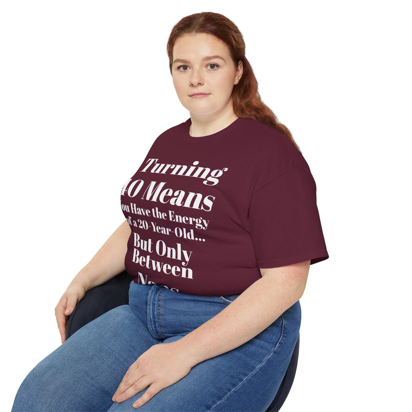 Turning 40 Means Naps Funny Shirt – 40th Birthday Humor Tee for Women | Turning 40 Gift Idea