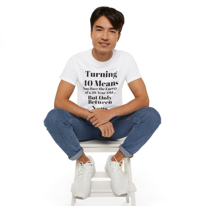 Turning 40 Means Naps Funny Shirt – 40th Birthday Humor Tee for Women | Turning 40 Gift Idea