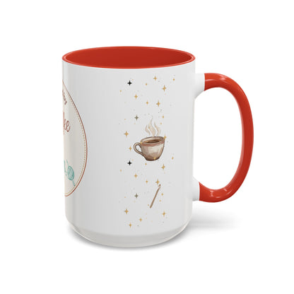 Powered by Coffee & Yarn Mug – Crochet Lover Coffee Cup | Knitting & Yarn Gift for Crocheters | Cozy Crafter Mug 11oz 15oz
