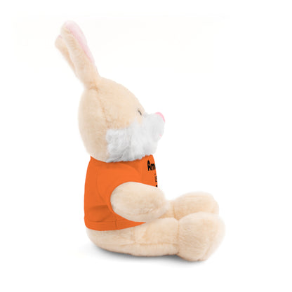 Personalized Birthday Plush Animal – Custom Name & Age Teddy, Bunny, Lion, Panda Gift for Kids