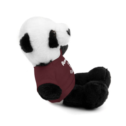Personalized Birthday Plush Animal – Custom Name & Age Teddy, Bunny, Lion, Panda Gift for Kids