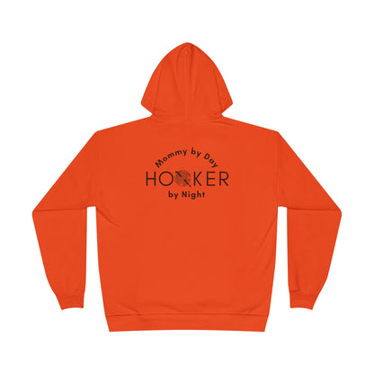 Mommy by Day Hooker by Night Humor Hoodie – Funny Crochet Knitting Yarn Lover Gift