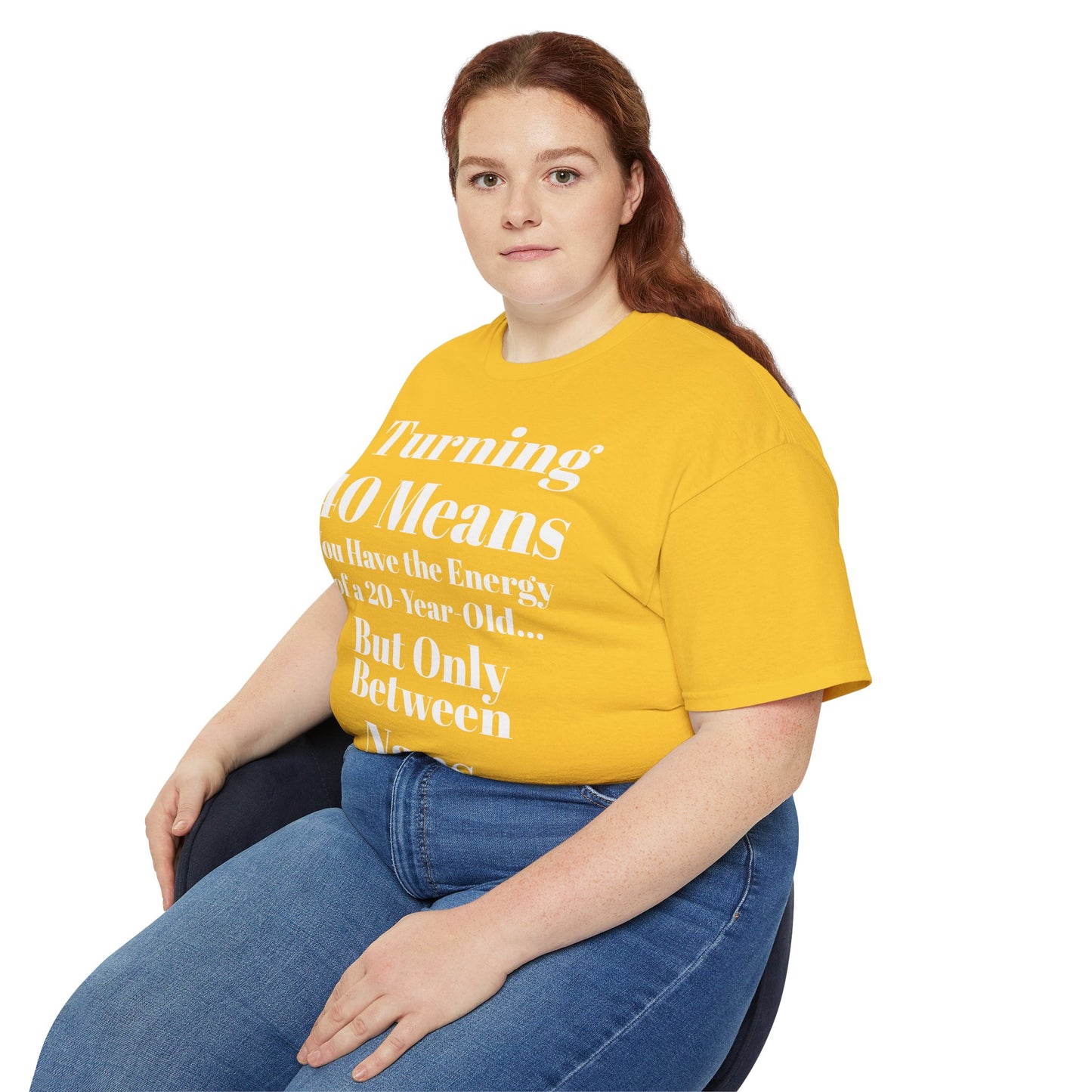 Turning 40 Means Naps Funny Shirt – 40th Birthday Humor Tee for Women | Turning 40 Gift Idea