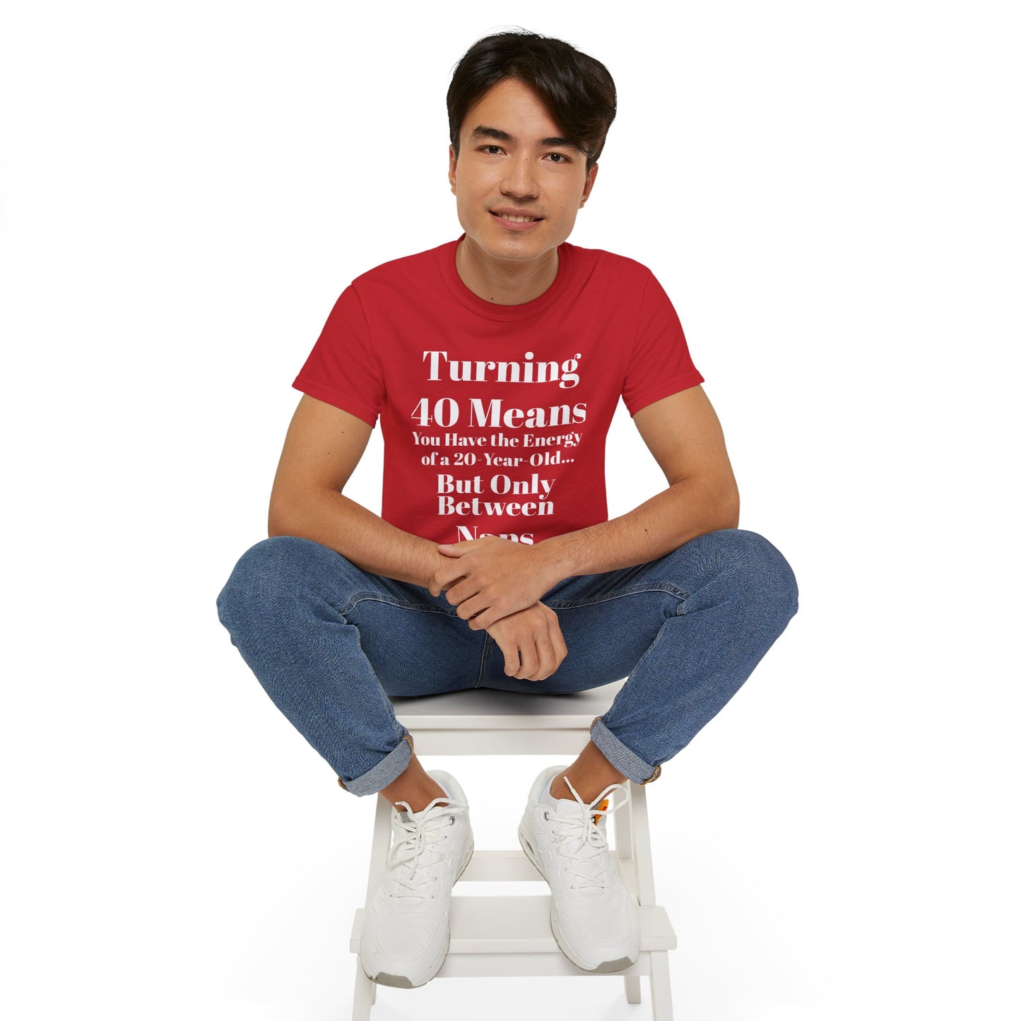 Turning 40 Means Naps Funny Shirt – 40th Birthday Humor Tee for Women | Turning 40 Gift Idea