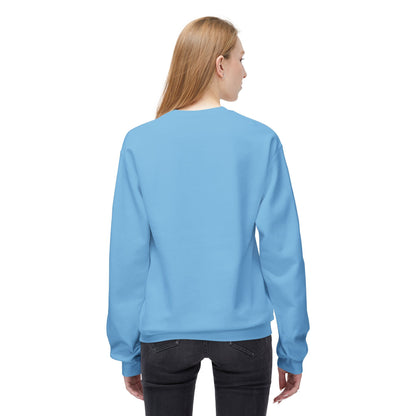 Sip Stitch Repeat™ Crochet & Knitting Sweatshirt – Brewed & Hooked Cozy Crewneck for Yarn Lovers, Coffee & Crochet Gift
