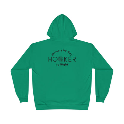 Mommy by Day Hooker by Night Humor Hoodie – Funny Crochet Knitting Yarn Lover Gift