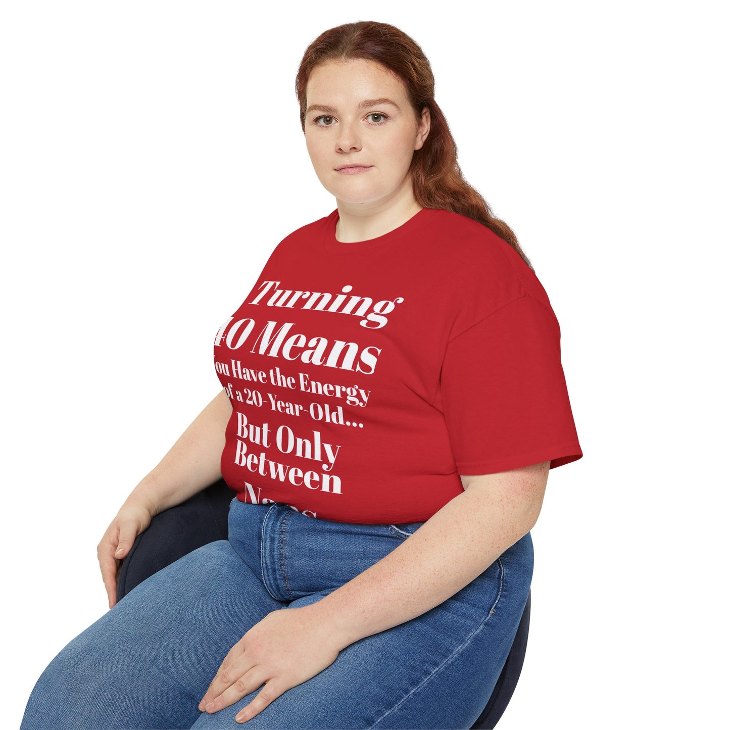 Turning 40 Means Naps Funny Shirt – 40th Birthday Humor Tee for Women | Turning 40 Gift Idea