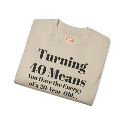 Turning 40 Means Naps Funny Shirt – 40th Birthday Humor Tee for Women | Turning 40 Gift Idea