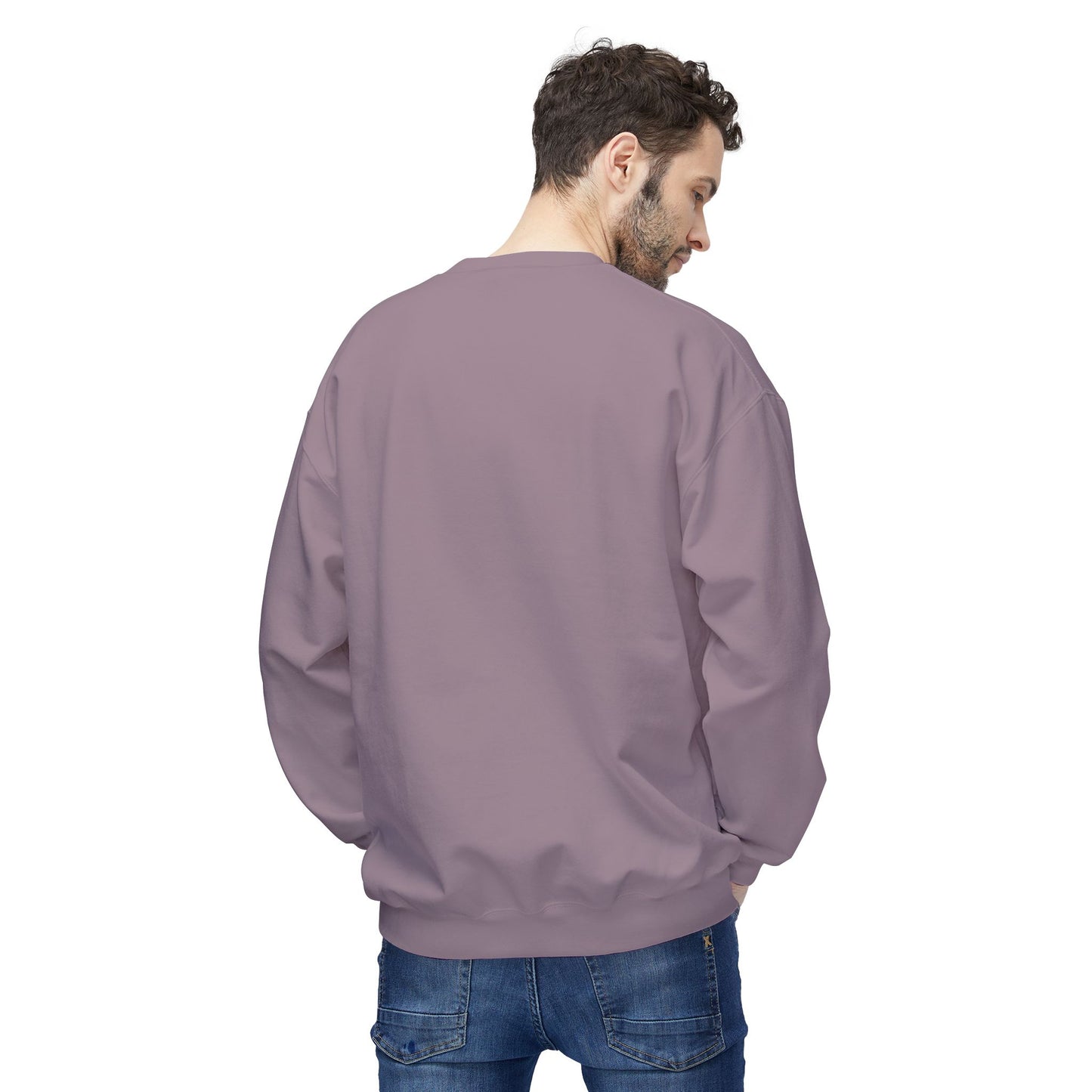 Sip Stitch Repeat™ Crochet & Knitting Sweatshirt – Brewed & Hooked Cozy Crewneck for Yarn Lovers, Coffee & Crochet Gift