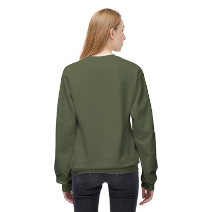 Sip Stitch Repeat™ Crochet & Knitting Sweatshirt – Brewed & Hooked Cozy Crewneck for Yarn Lovers, Coffee & Crochet Gift