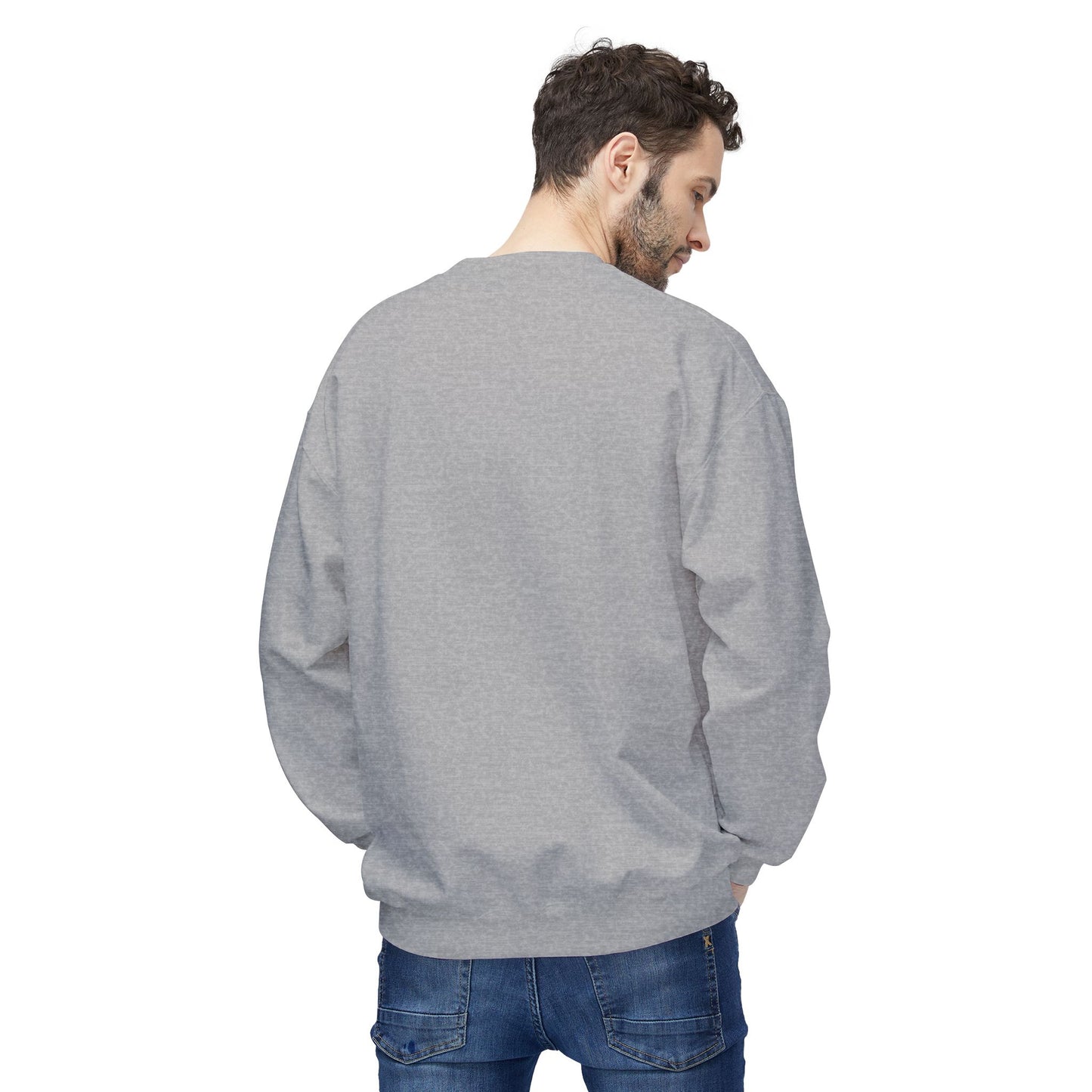 Sip Stitch Repeat™ Crochet & Knitting Sweatshirt – Brewed & Hooked Cozy Crewneck for Yarn Lovers, Coffee & Crochet Gift