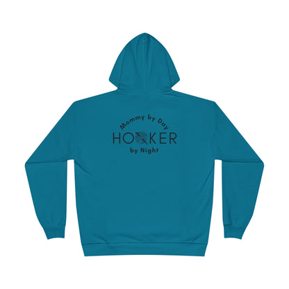 Mommy by Day Hooker by Night Humor Hoodie – Funny Crochet Knitting Yarn Lover Gift