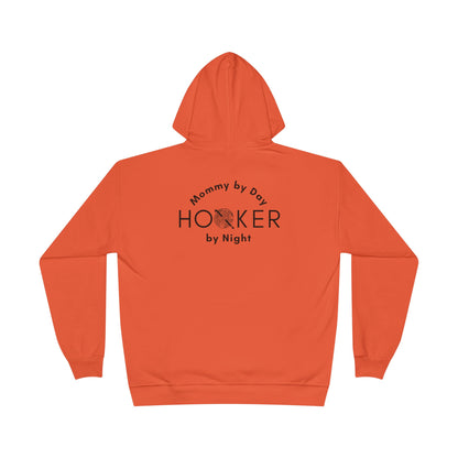 Mommy by Day Hooker by Night Humor Hoodie – Funny Crochet Knitting Yarn Lover Gift
