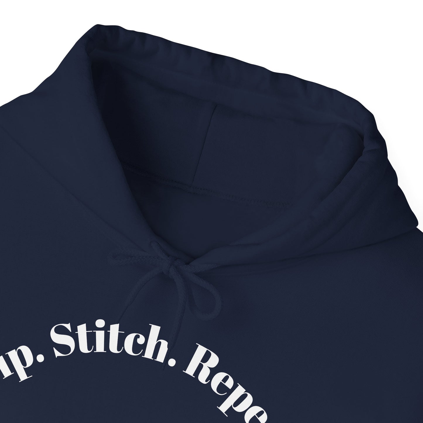 Sip. Stitch. Repeat.™ Hoodie – Cozy Crochet & Knitting Hoodie for Yarn Lovers | Crafting Pullover Sweatshirt