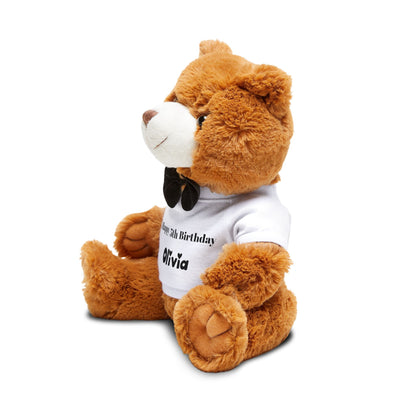 Personalized Birthday Teddy Bear with Custom Name & Age – Cute Plush Birthday Gift for Kids