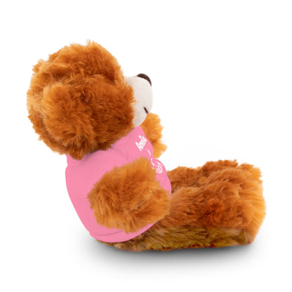 Personalized Birthday Plush Animal – Custom Name & Age Teddy, Bunny, Lion, Panda Gift for Kids