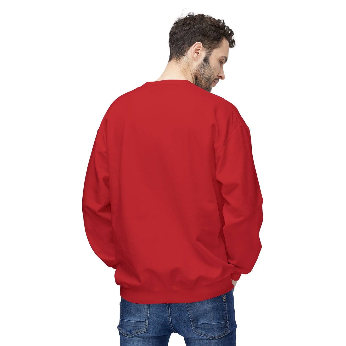 Sip Stitch Repeat™ Crochet & Knitting Sweatshirt – Brewed & Hooked Cozy Crewneck for Yarn Lovers, Coffee & Crochet Gift
