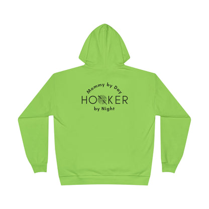 Mommy by Day Hooker by Night Humor Hoodie – Funny Crochet Knitting Yarn Lover Gift