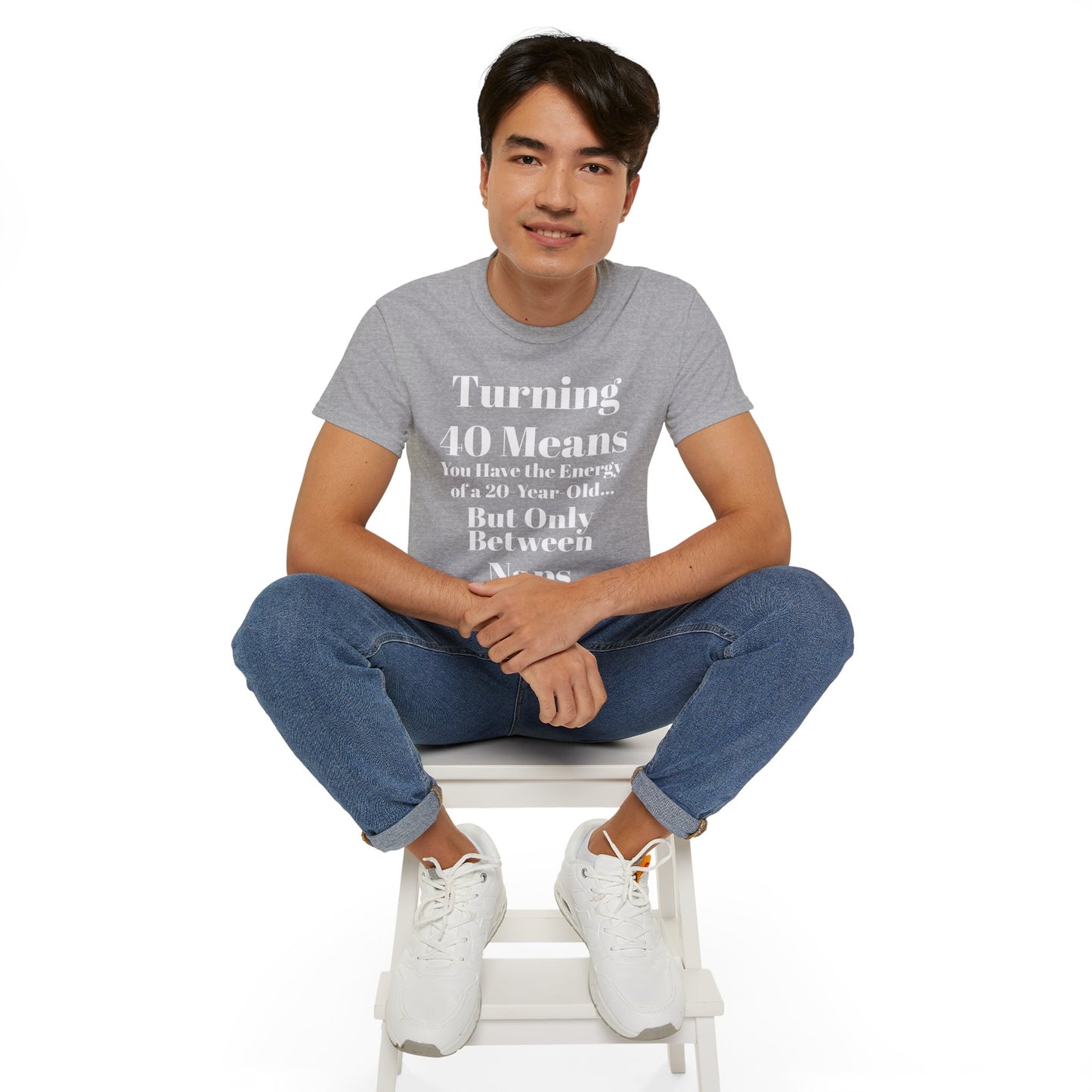 Turning 40 Means Naps Funny Shirt – 40th Birthday Humor Tee for Women | Turning 40 Gift Idea