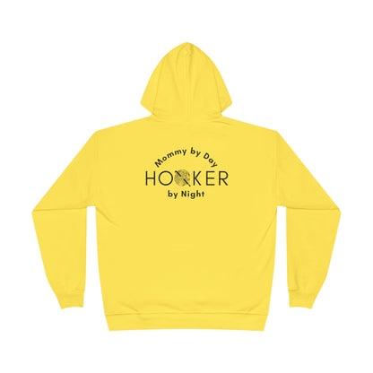 Mommy by Day Hooker by Night Humor Hoodie – Funny Crochet Knitting Yarn Lover Gift