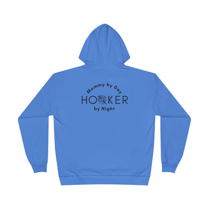 Mommy by Day Hooker by Night Humor Hoodie – Funny Crochet Knitting Yarn Lover Gift