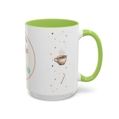 Powered by Coffee & Yarn Mug – Crochet Lover Coffee Cup | Knitting & Yarn Gift for Crocheters | Cozy Crafter Mug 11oz 15oz