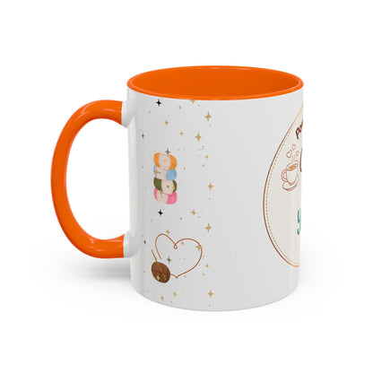 Powered by Coffee & Yarn Mug – Crochet Lover Coffee Cup | Knitting & Yarn Gift for Crocheters | Cozy Crafter Mug 11oz 15oz