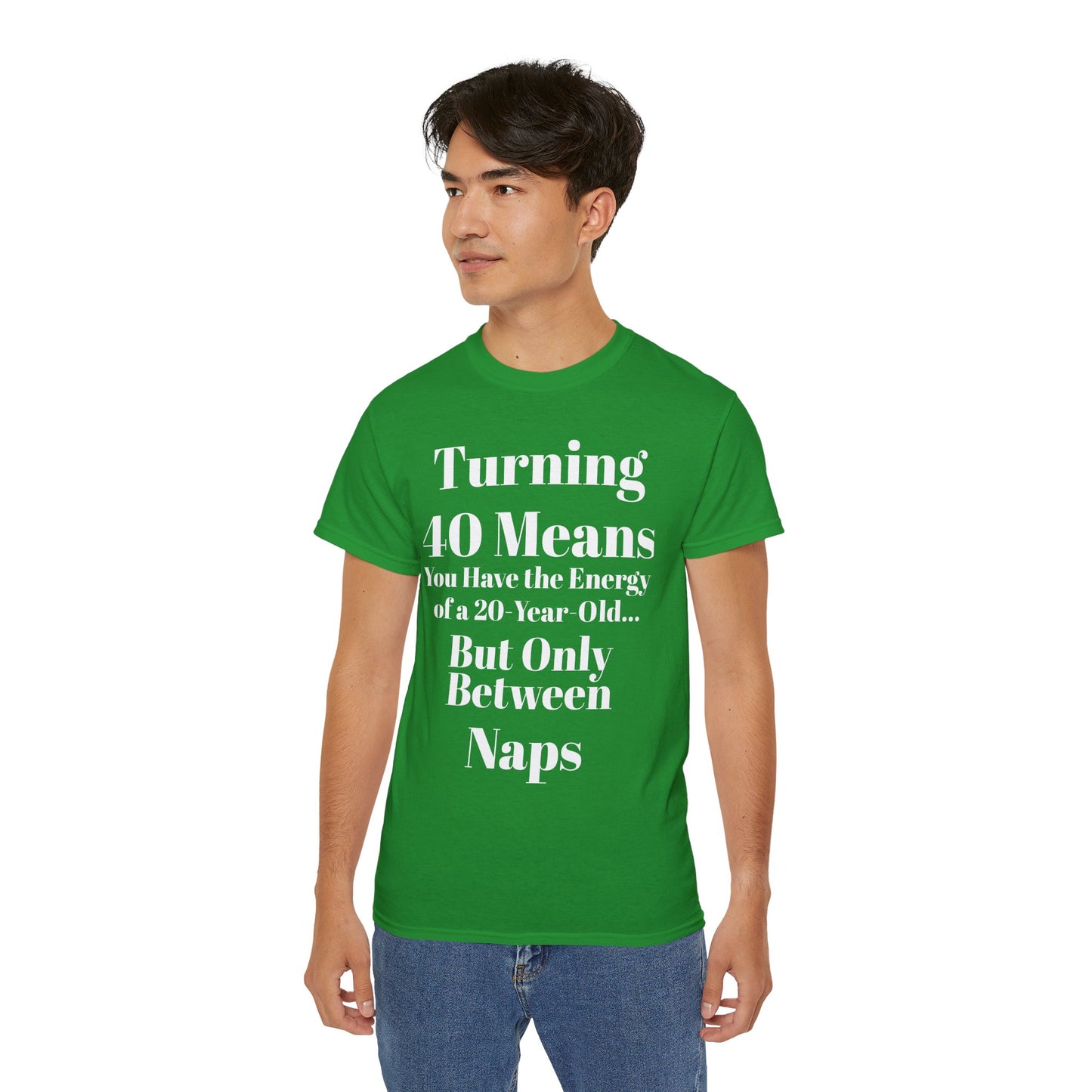 Turning 40 Means Naps Funny Shirt – 40th Birthday Humor Tee for Women | Turning 40 Gift Idea