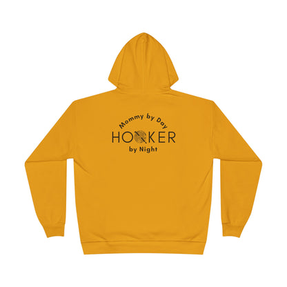 Mommy by Day Hooker by Night Humor Hoodie – Funny Crochet Knitting Yarn Lover Gift