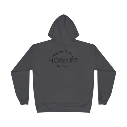 Mommy by Day Hooker by Night Humor Hoodie – Funny Crochet Knitting Yarn Lover Gift