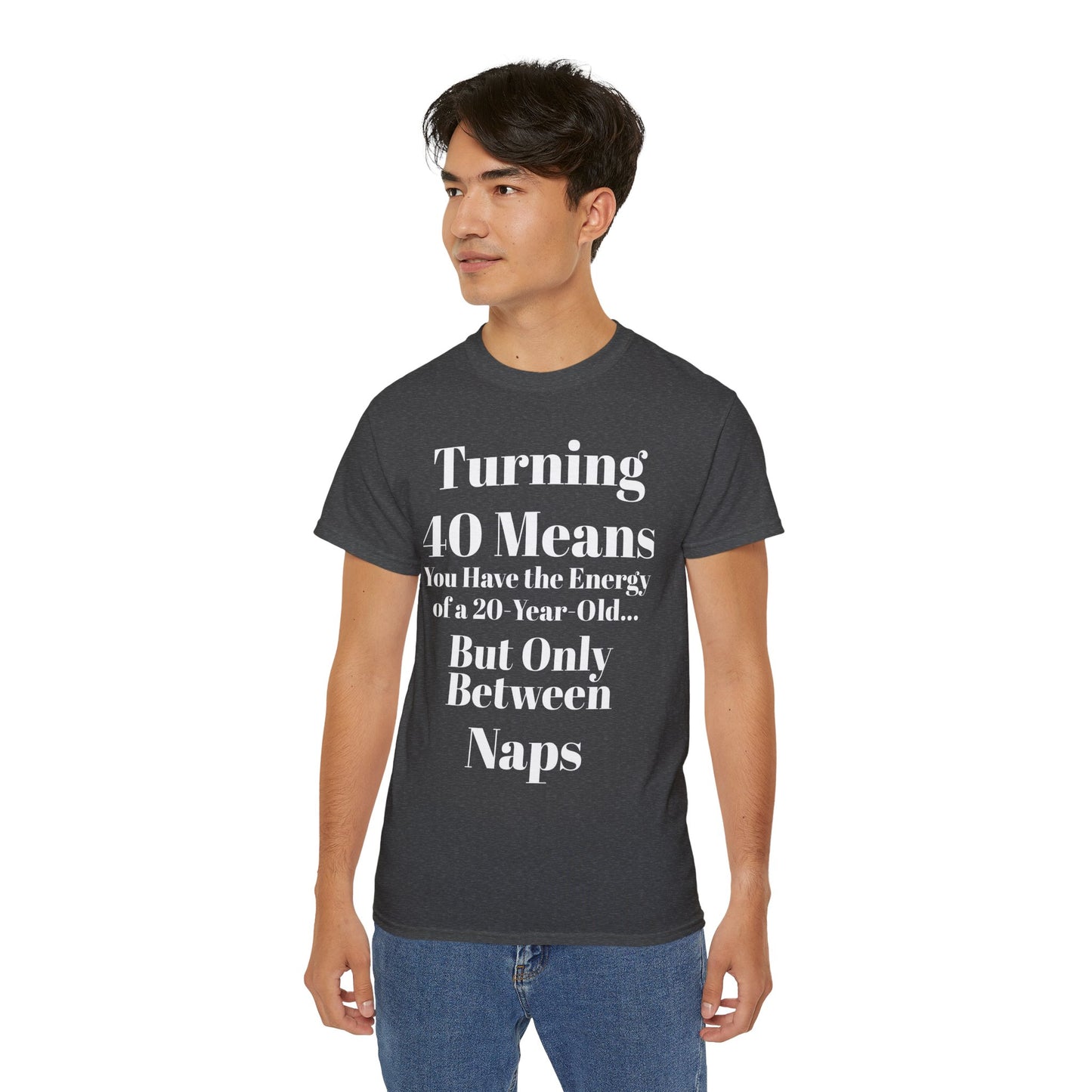 Turning 40 Means Naps Funny Shirt – 40th Birthday Humor Tee for Women | Turning 40 Gift Idea