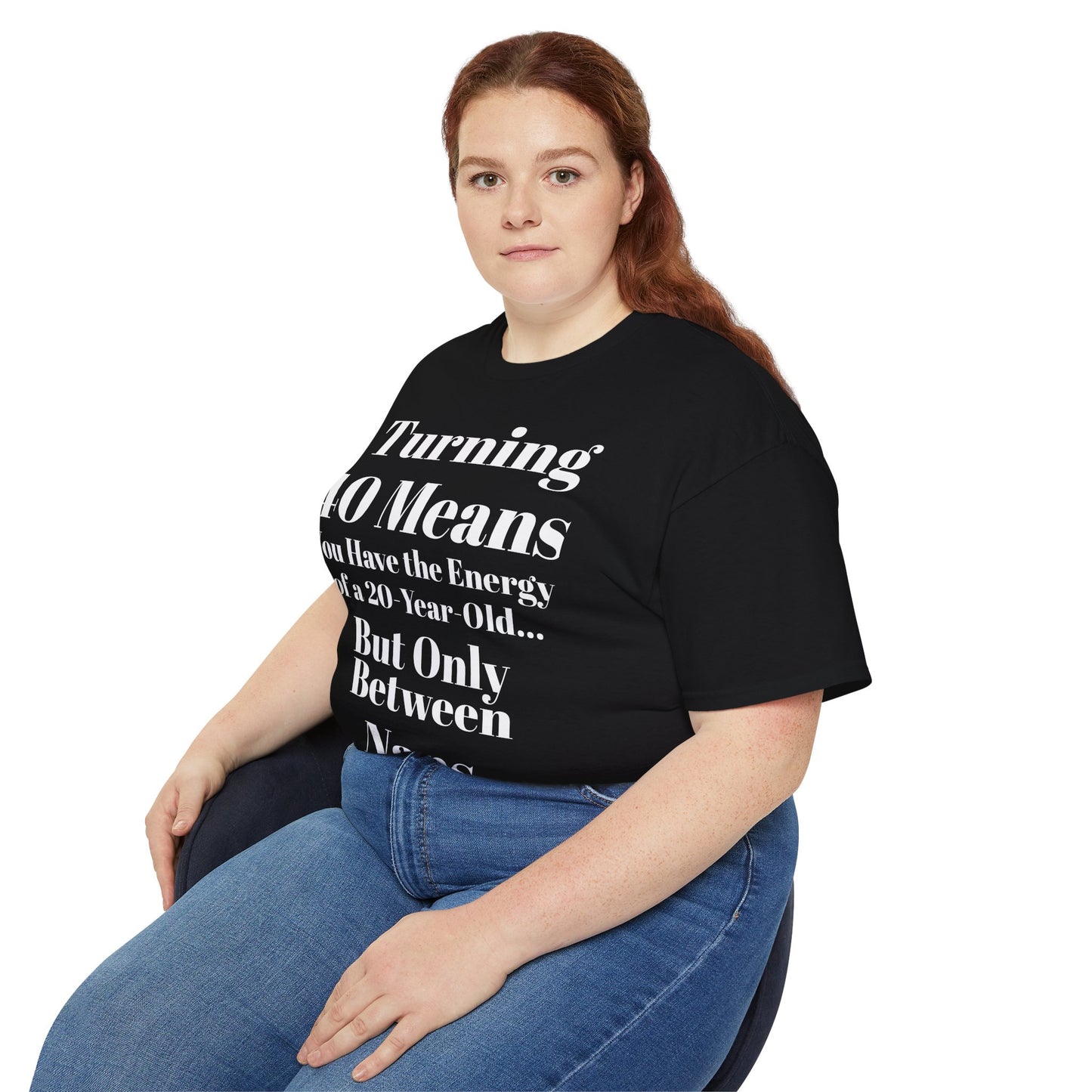 Turning 40 Means Naps Funny Shirt – 40th Birthday Humor Tee for Women | Turning 40 Gift Idea