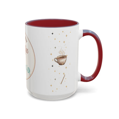 Powered by Coffee & Yarn Mug – Crochet Lover Coffee Cup | Knitting & Yarn Gift for Crocheters | Cozy Crafter Mug 11oz 15oz