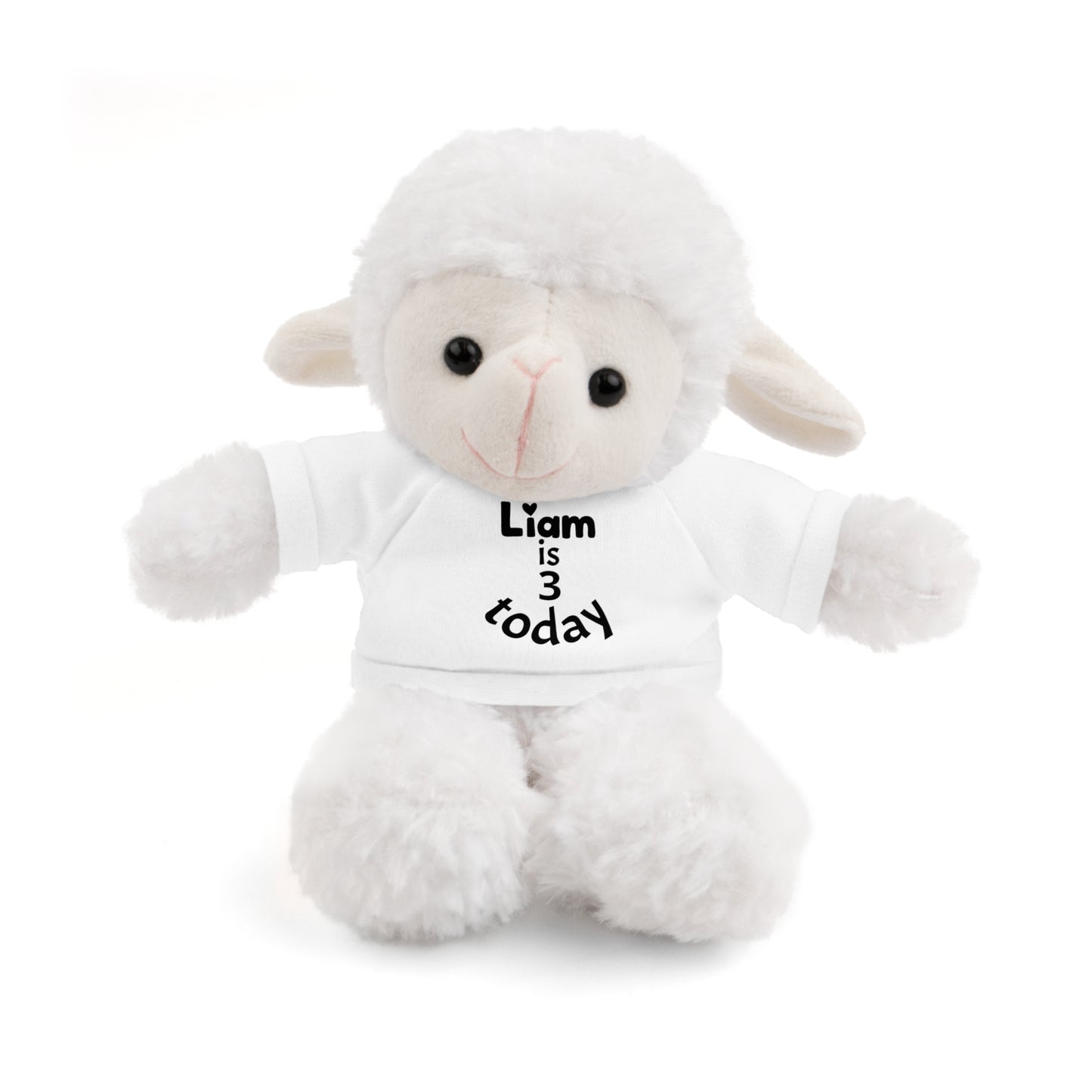 Personalized Birthday Plush Animal – Custom Name & Age Teddy, Bunny, Lion, Panda Gift for Kids