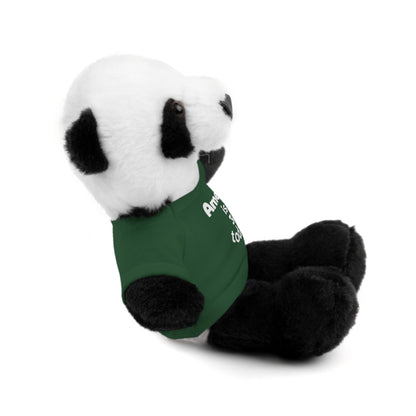 Personalized Birthday Plush Animal – Custom Name & Age Teddy, Bunny, Lion, Panda Gift for Kids